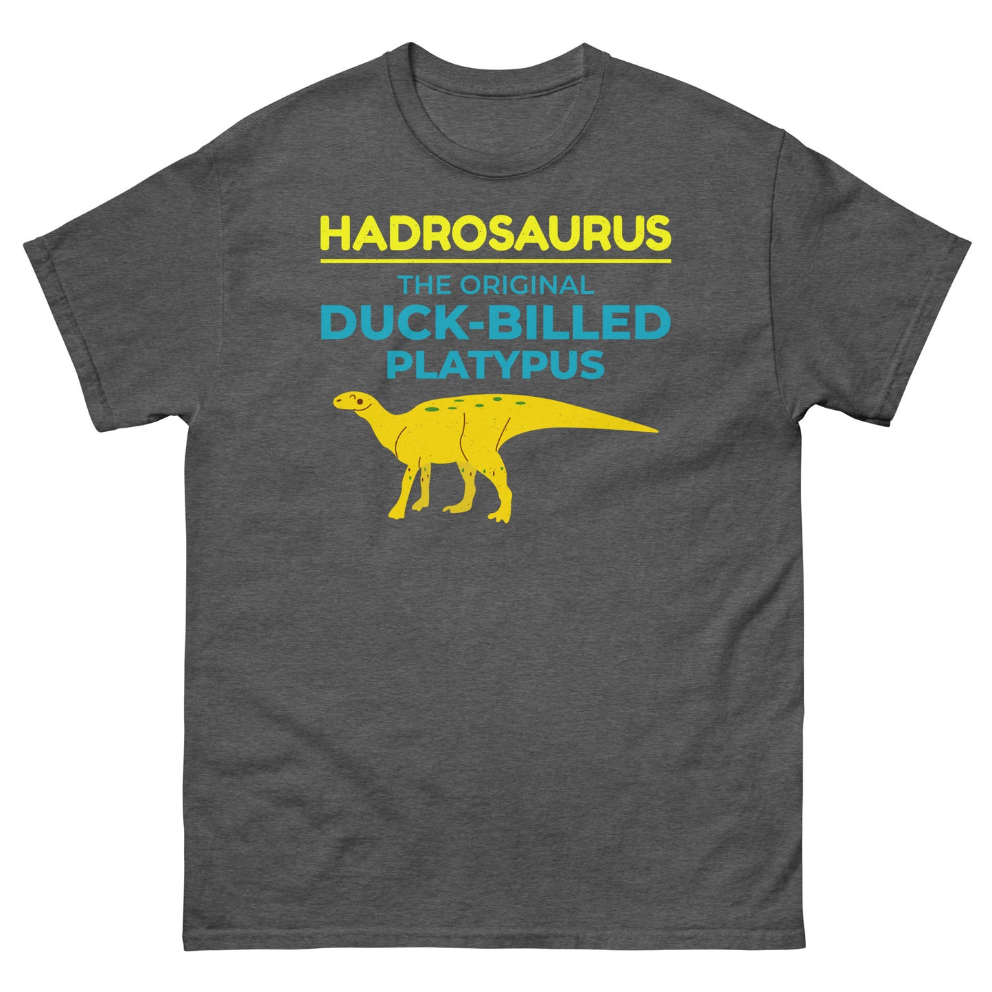 Paleontologist Dinosaur T-Shirt: Hadrosaurus - The Original Duck-Billed Platypus