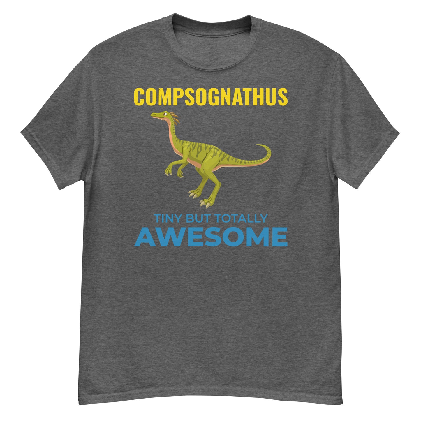 Paleontologist Dinosaur T-Shirt: Compsognathus - Tiny But Totally Awesome