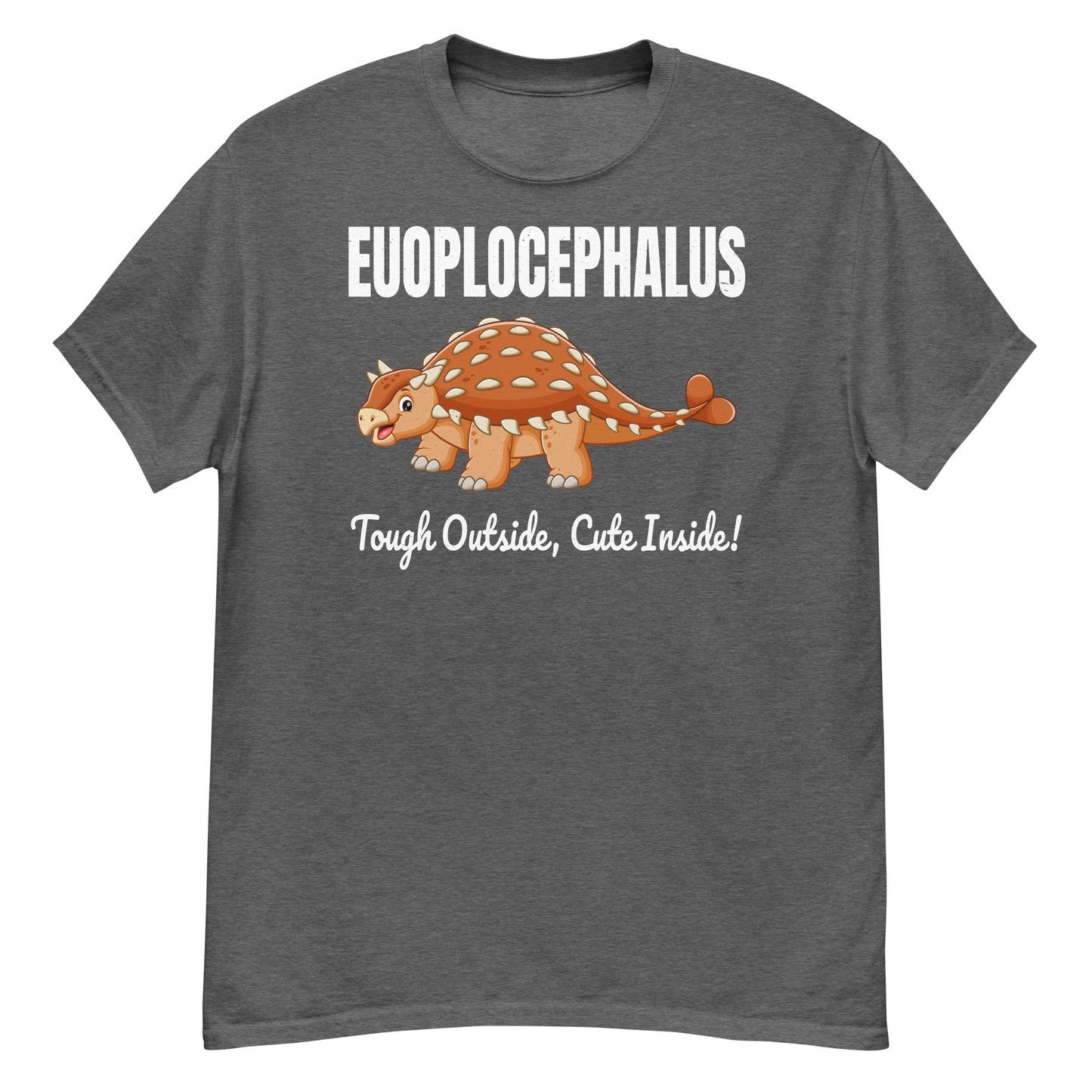 Camiseta de dinosaurio Euoplocephalus: ¡dura por fuera, linda por dentro!