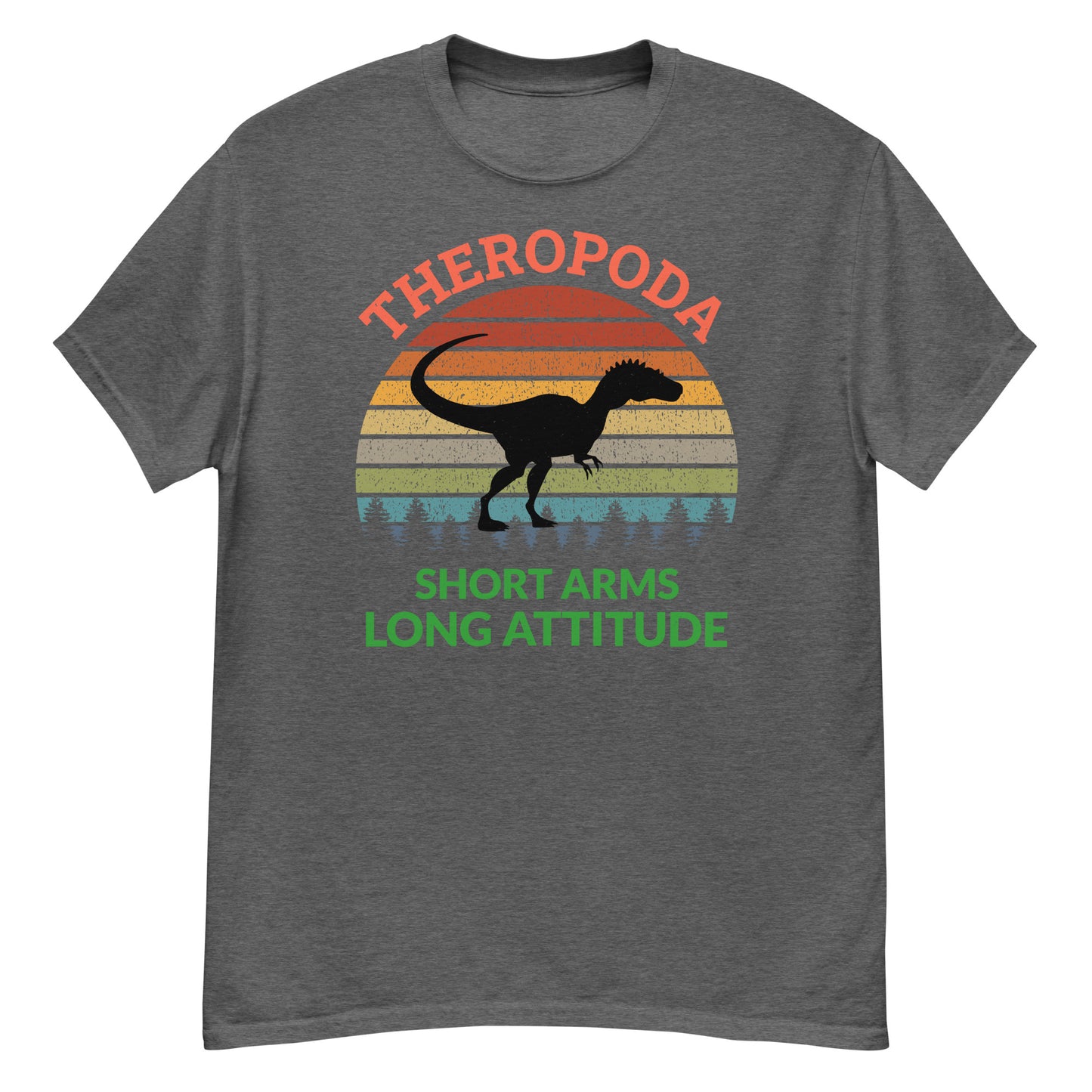 Theropoda: Kurze Arme, lange Haltung Paläontologe Dinosaurier T-Shirt