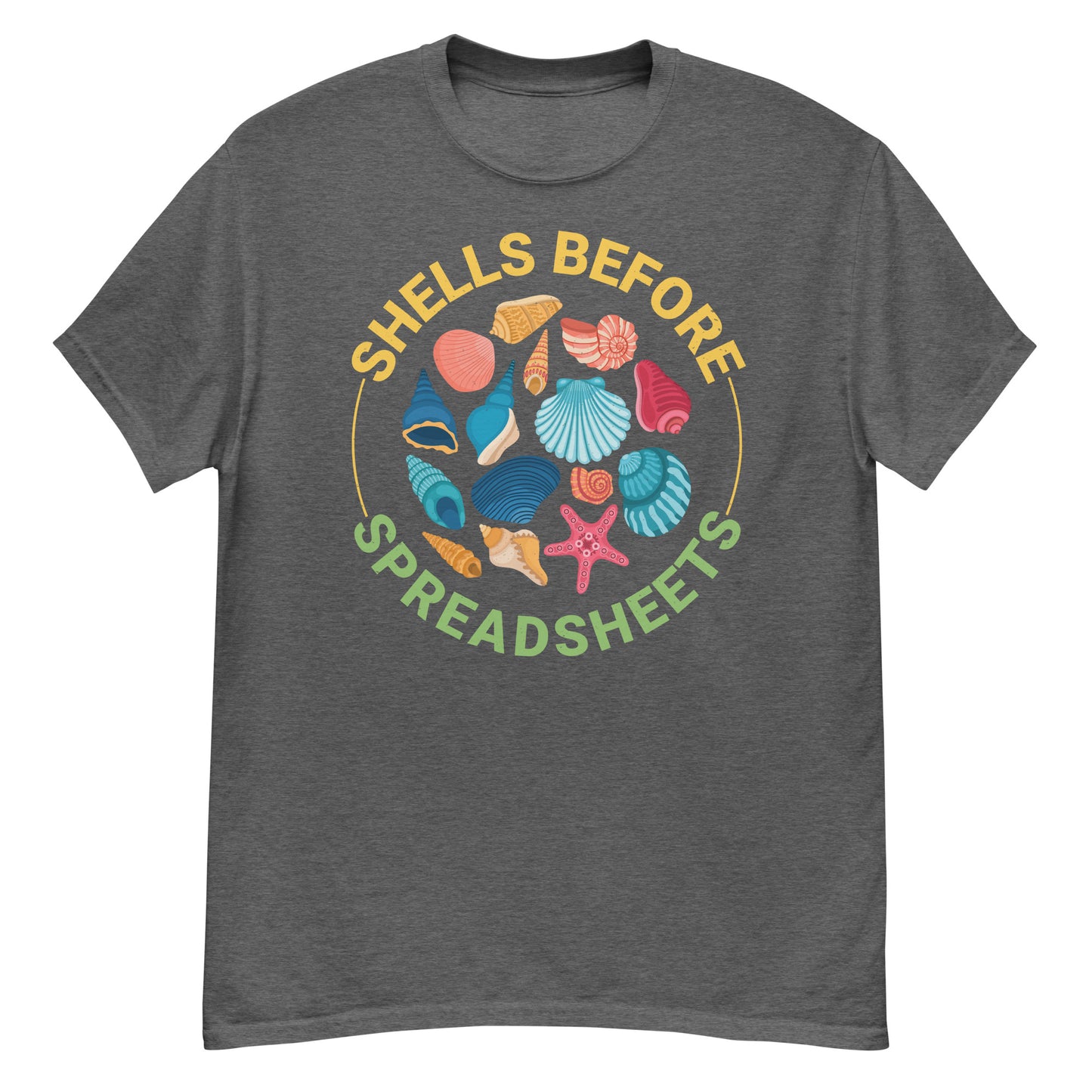 Seashell Collector T-Shirt: Shells Before Spreadsheets