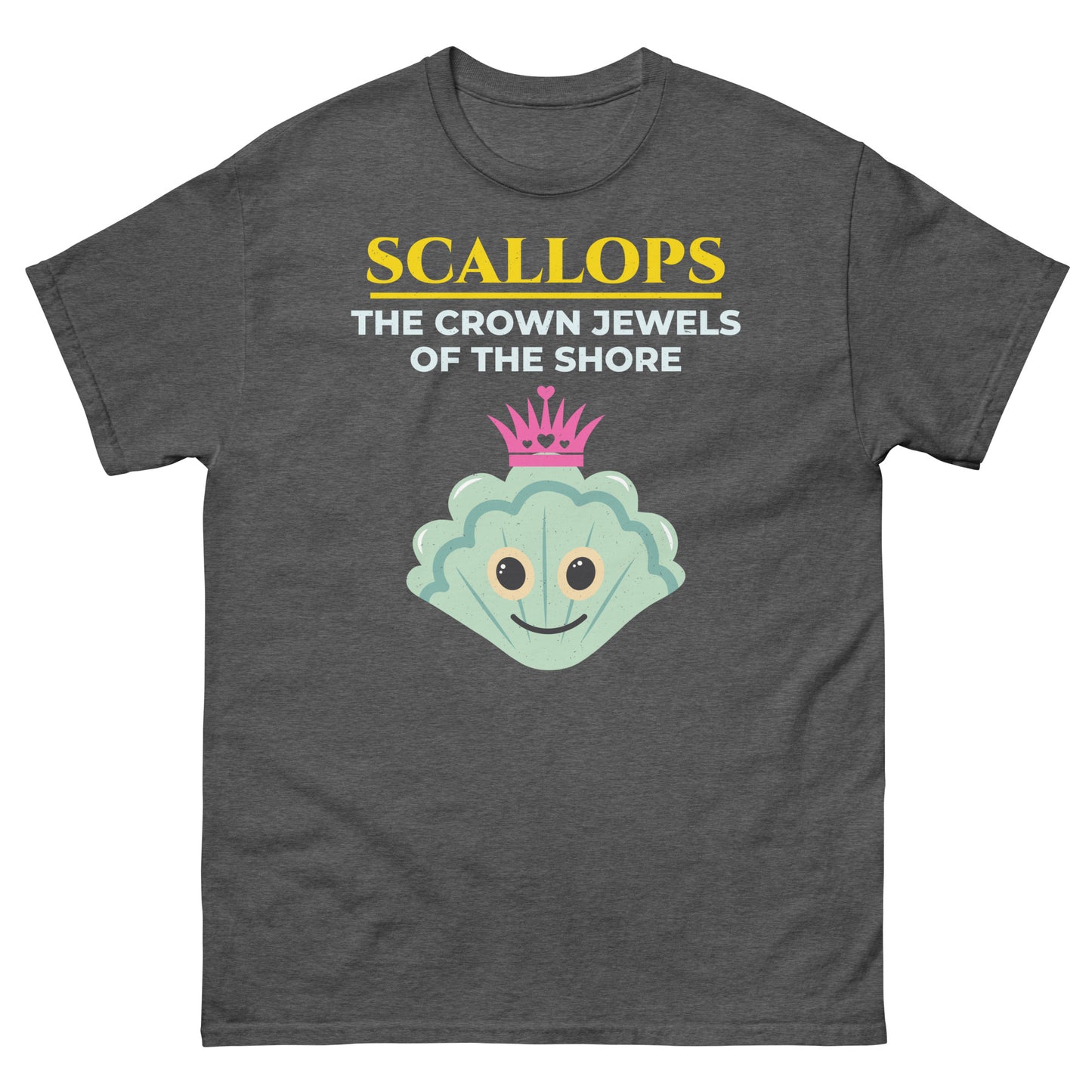 Seashell Collector T-Shirt: Scallop Shells – The Crown Jewels of the Shore