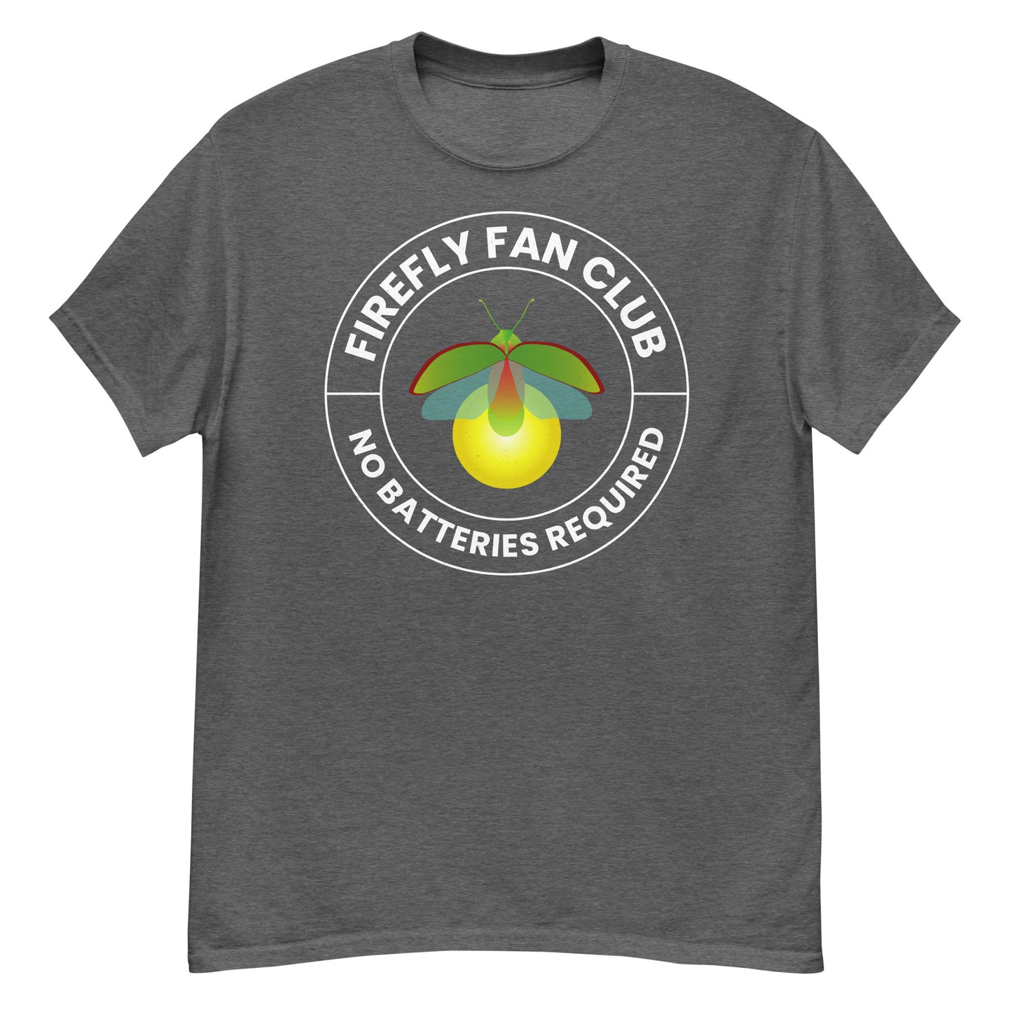 Firefly Fan Club: No Batteries Required Insect Collector T-Shirt