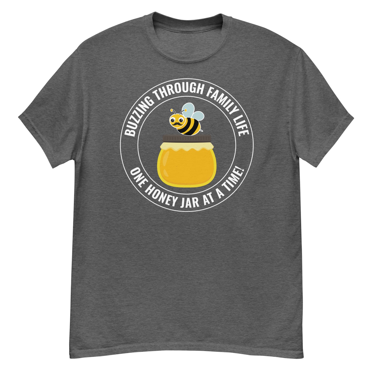 Honeybee Lover T-Shirt: Buzzing Through Family Life, One Honey Jar at a Time