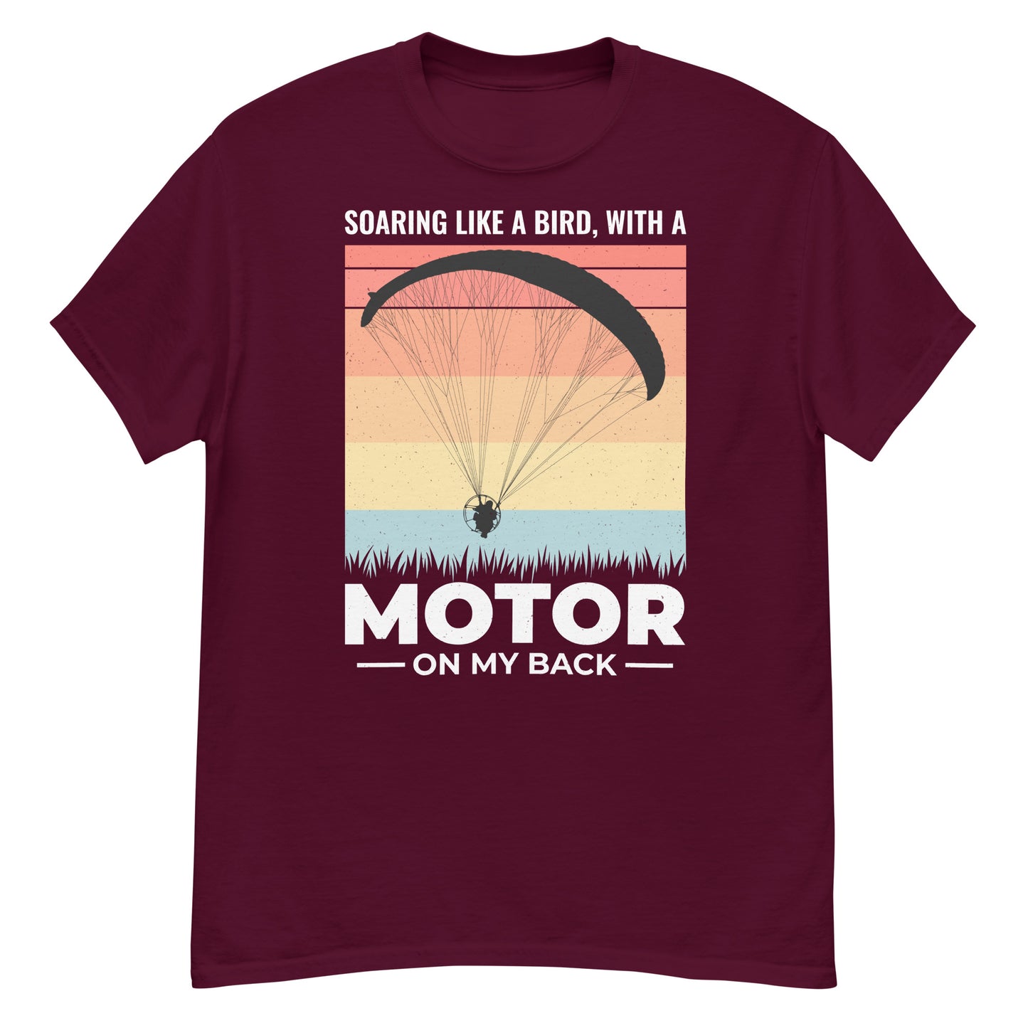 Paramotoring T-Shirt: Soaring wie ein Vogel mit einem Motor auf meinem Rücken