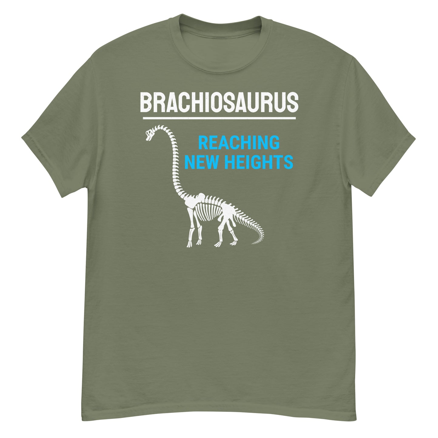 Paleontologist T-Shirt: "Brachiosaurus - Reaching New Heights"