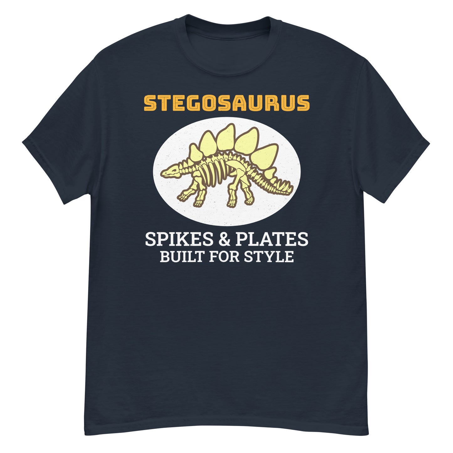 Paleontologist T-Shirt: Stegosaurus - Spikes and Plates, Built for Style