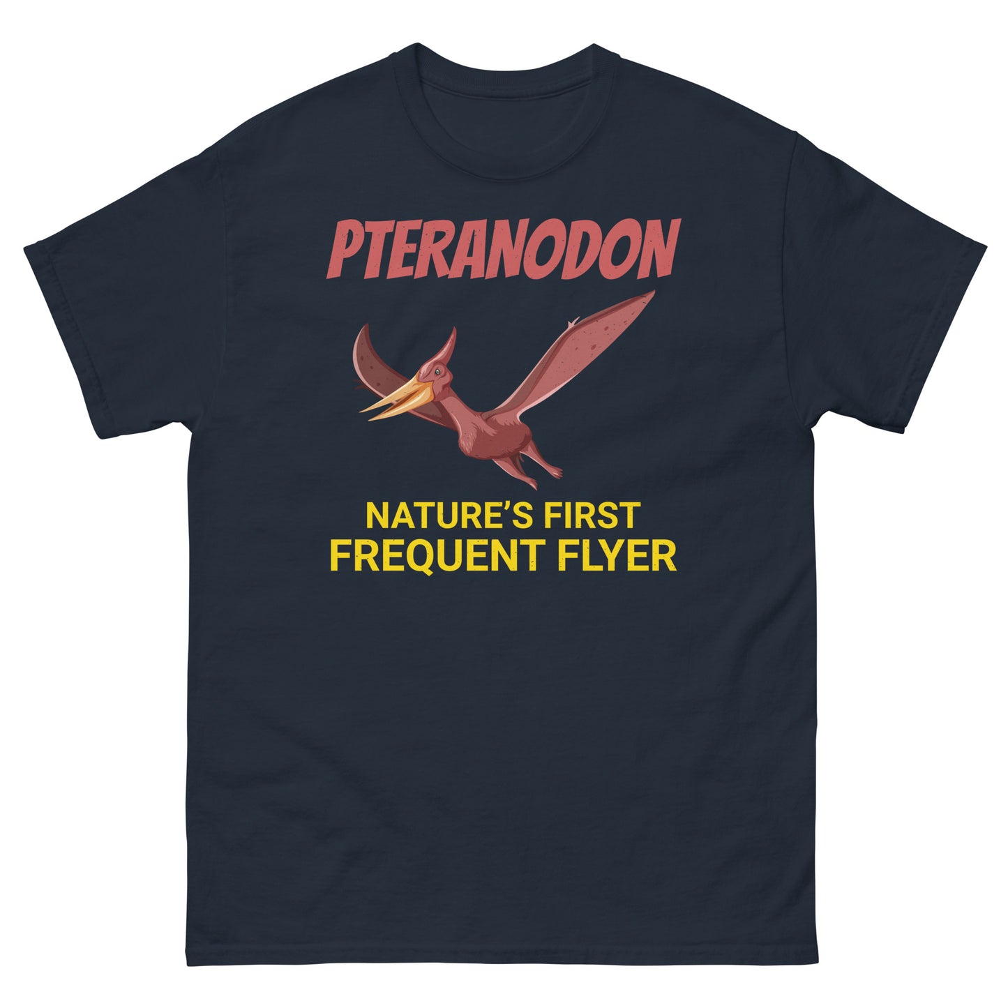 Paleontologist Dinosaur T-Shirt: Pteranodon - Nature's First Frequent Flyer