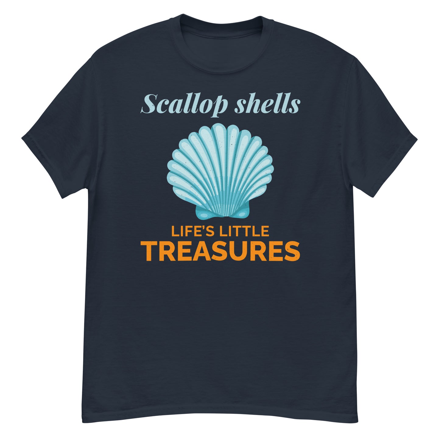 Seashell Collector T-Shirt: Scallop Shells – Life’s Little Treasures