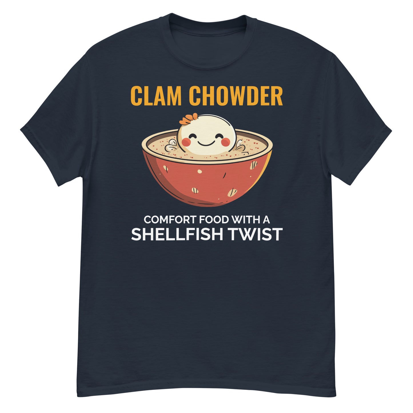 Clam Chowder T-Shirt: Comfort Food with a Shellfish Twist