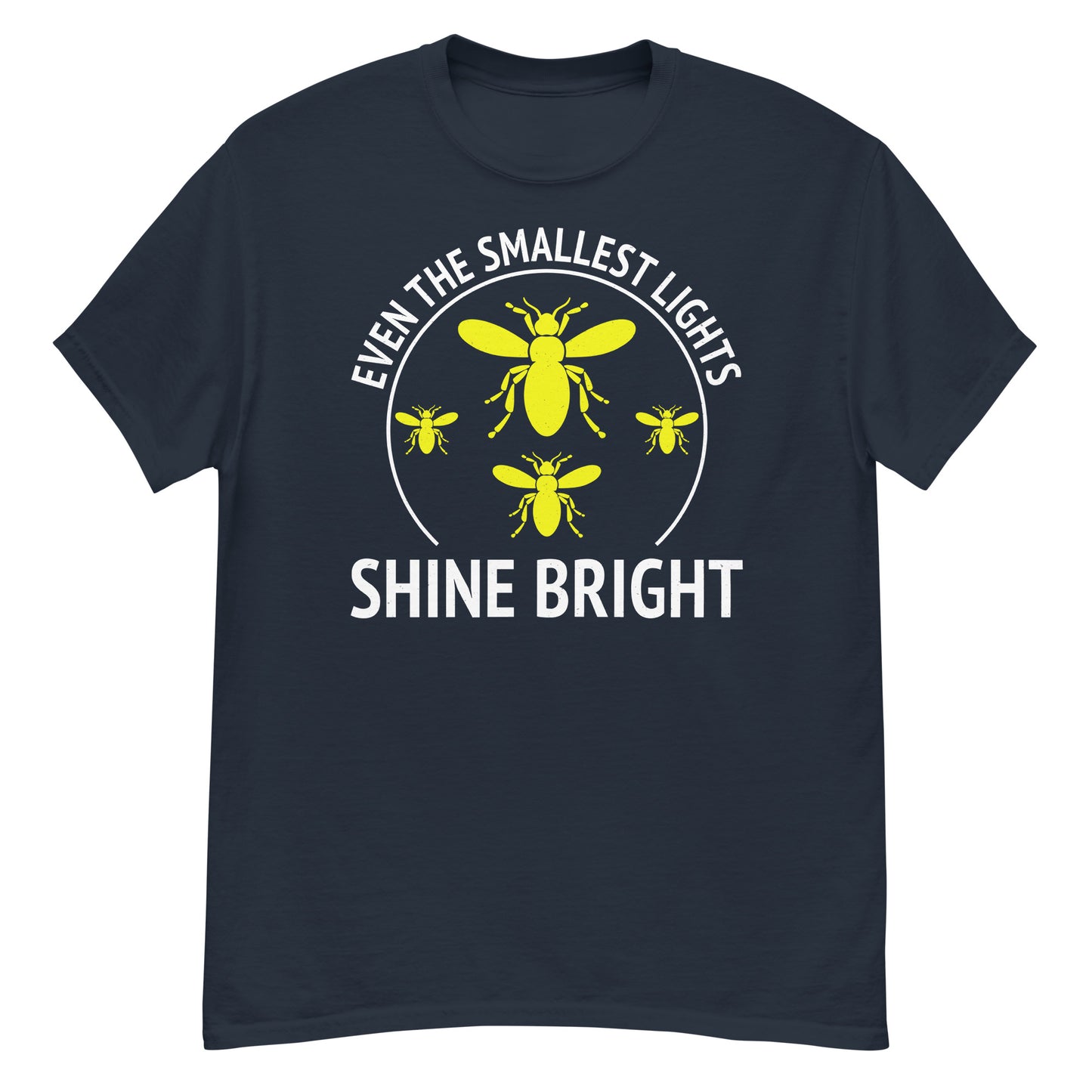 Even the Smallest Lights Shine Bright Firefly Inspirational T-Shirt