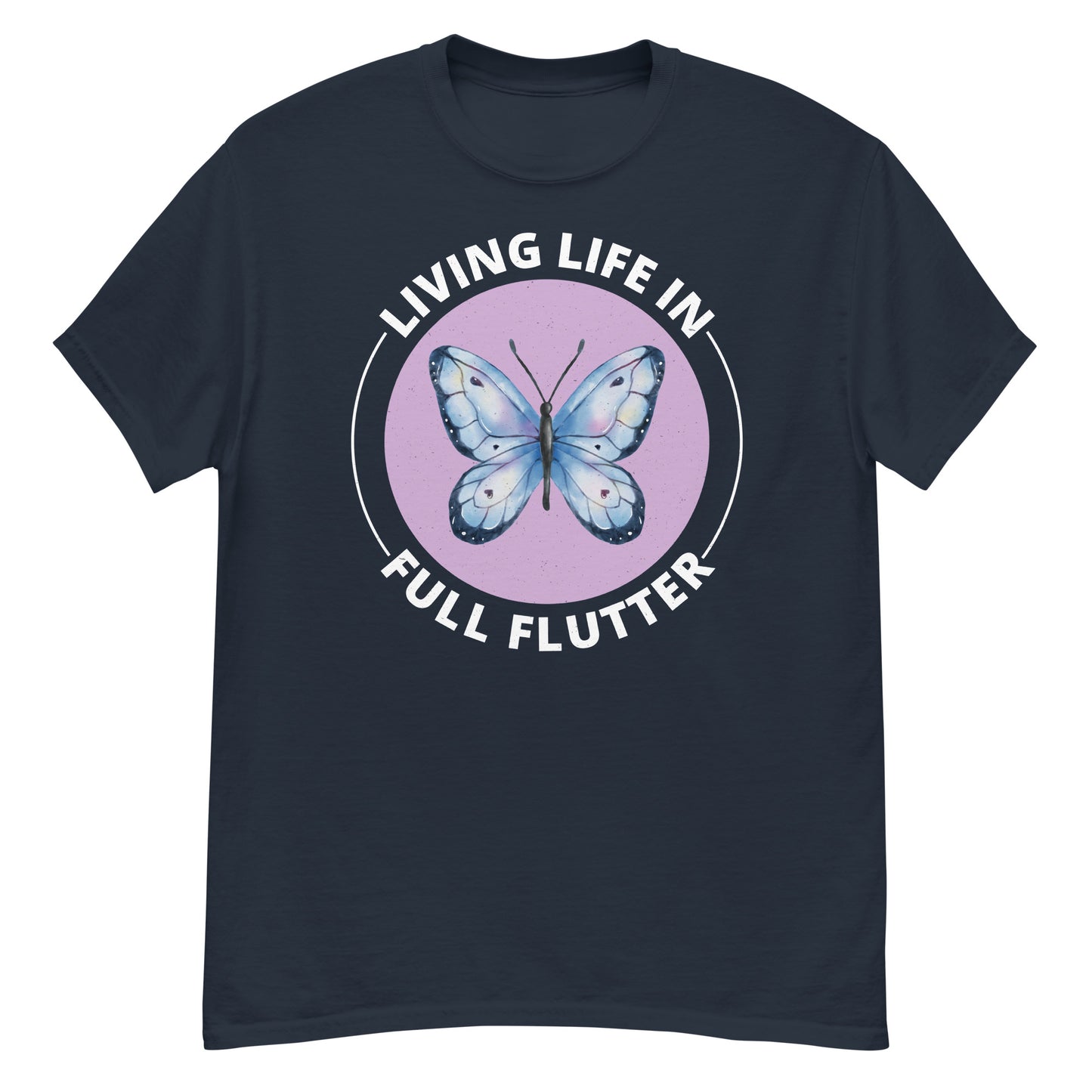 Camiseta Vivir la vida al máximo revoloteando con la mariposa