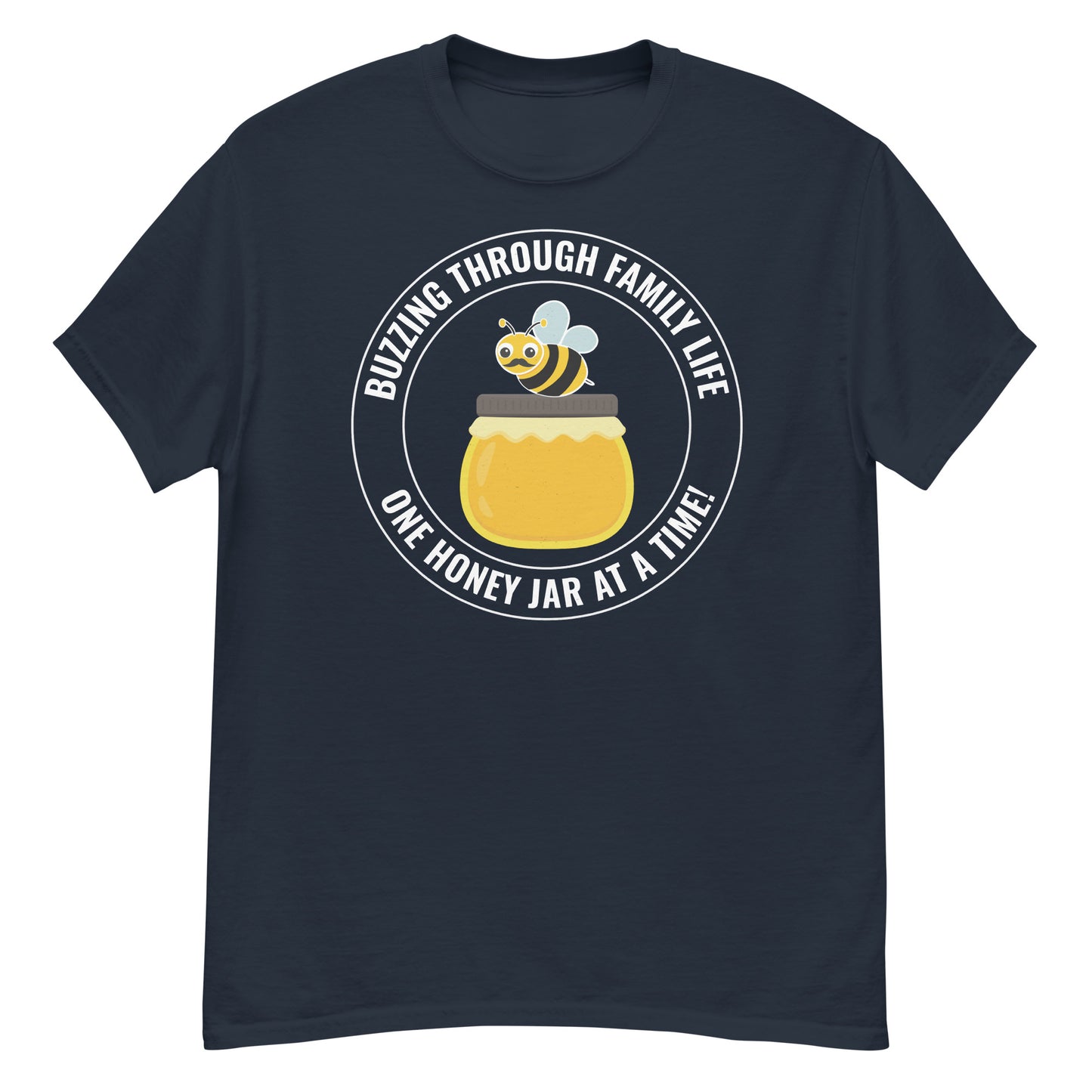 Honeybee Lover T-Shirt: Buzzing Through Family Life, One Honey Jar at a Time