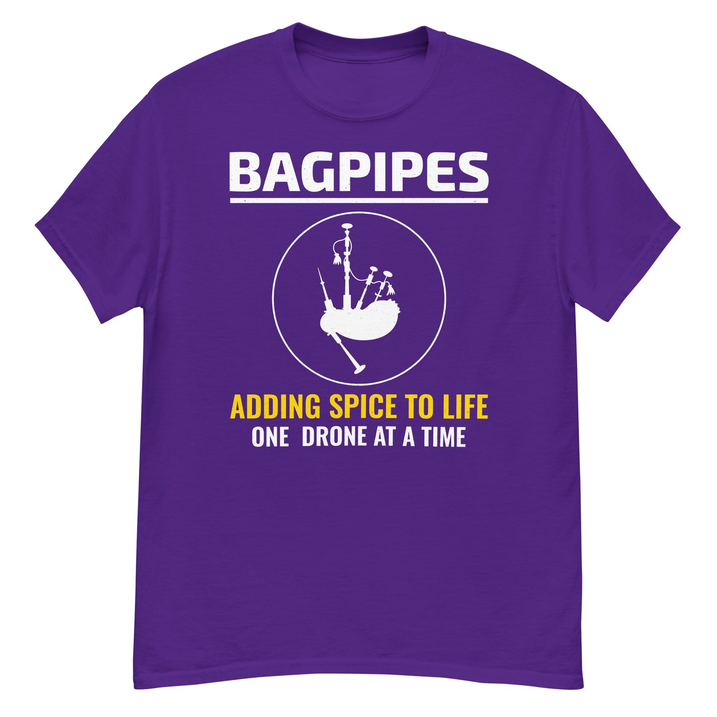 Bagpipe T-Shirt: Adding Spice to Life, One Drone at a Time