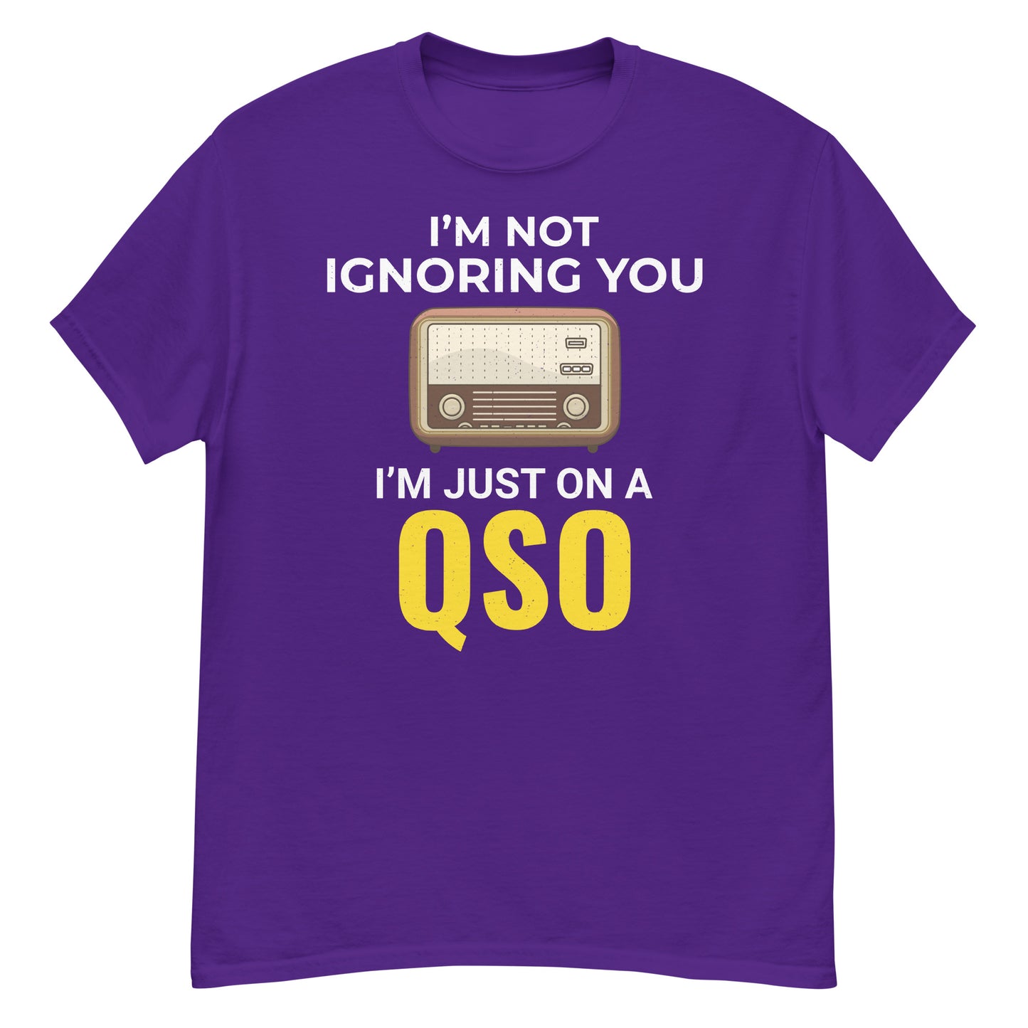 Ham Radio: Ich ignoriere dich nicht, ich bin nur auf einem QSO T-Shirt