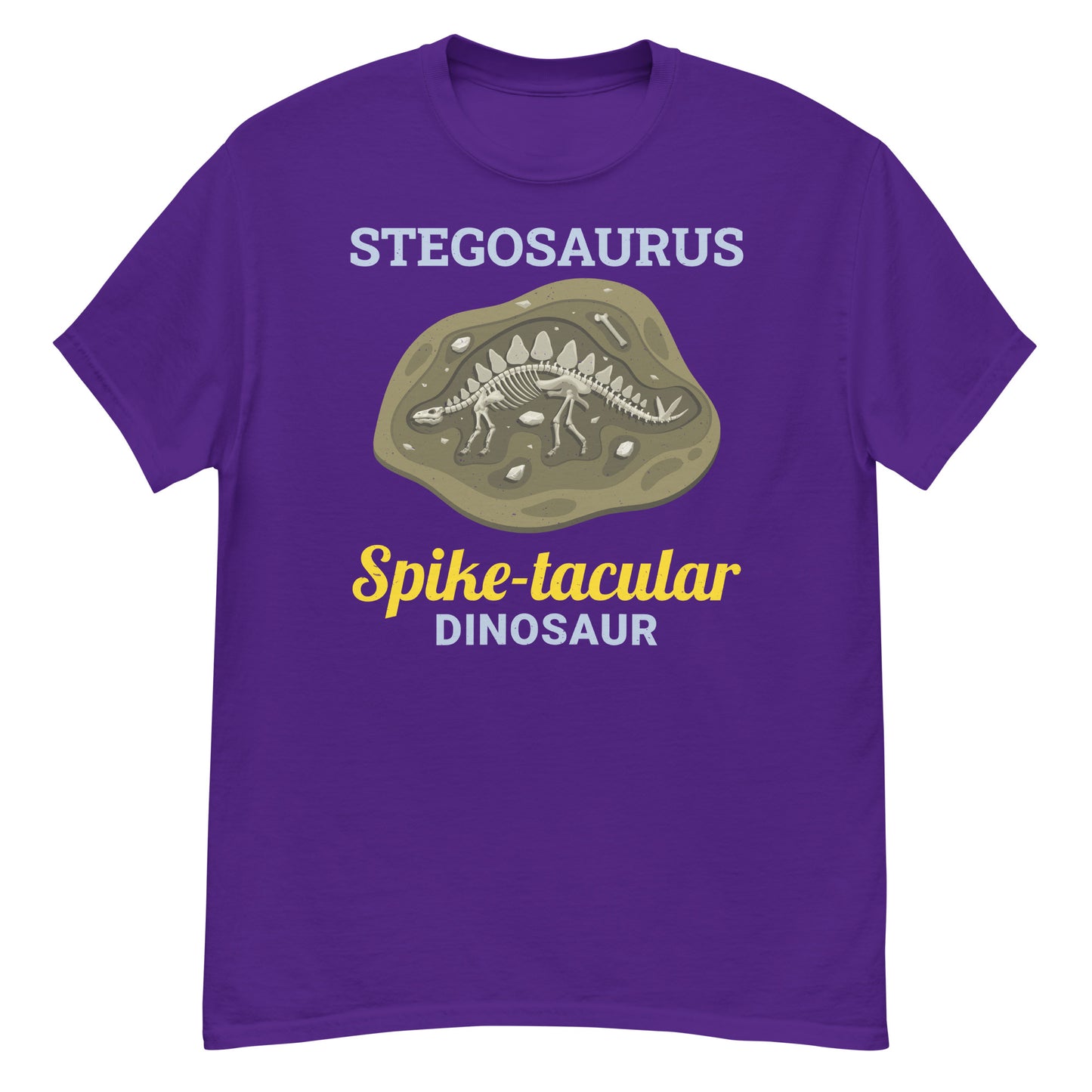 Camiseta de paleontólogo: "Stegosaurus, el dinosaurio más espectacular"