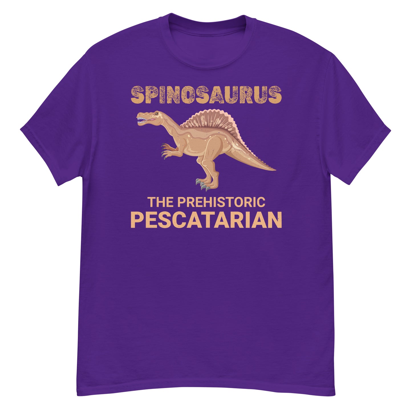 Paleontologist Dinosaur T-Shirt: "Spinosaurus - The Prehistoric Pescatarian"