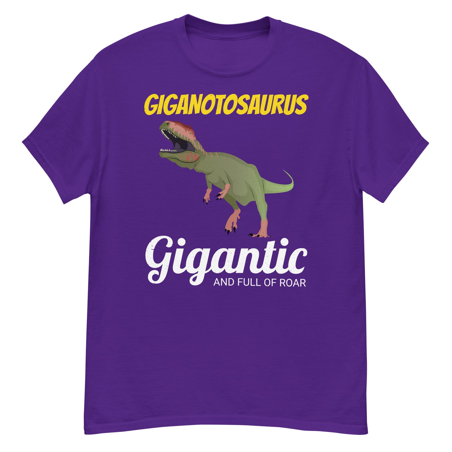 Paläontologe Dinosaurier T-Shirt: Giganotosaurus - Gigantisch und voller Brüllen