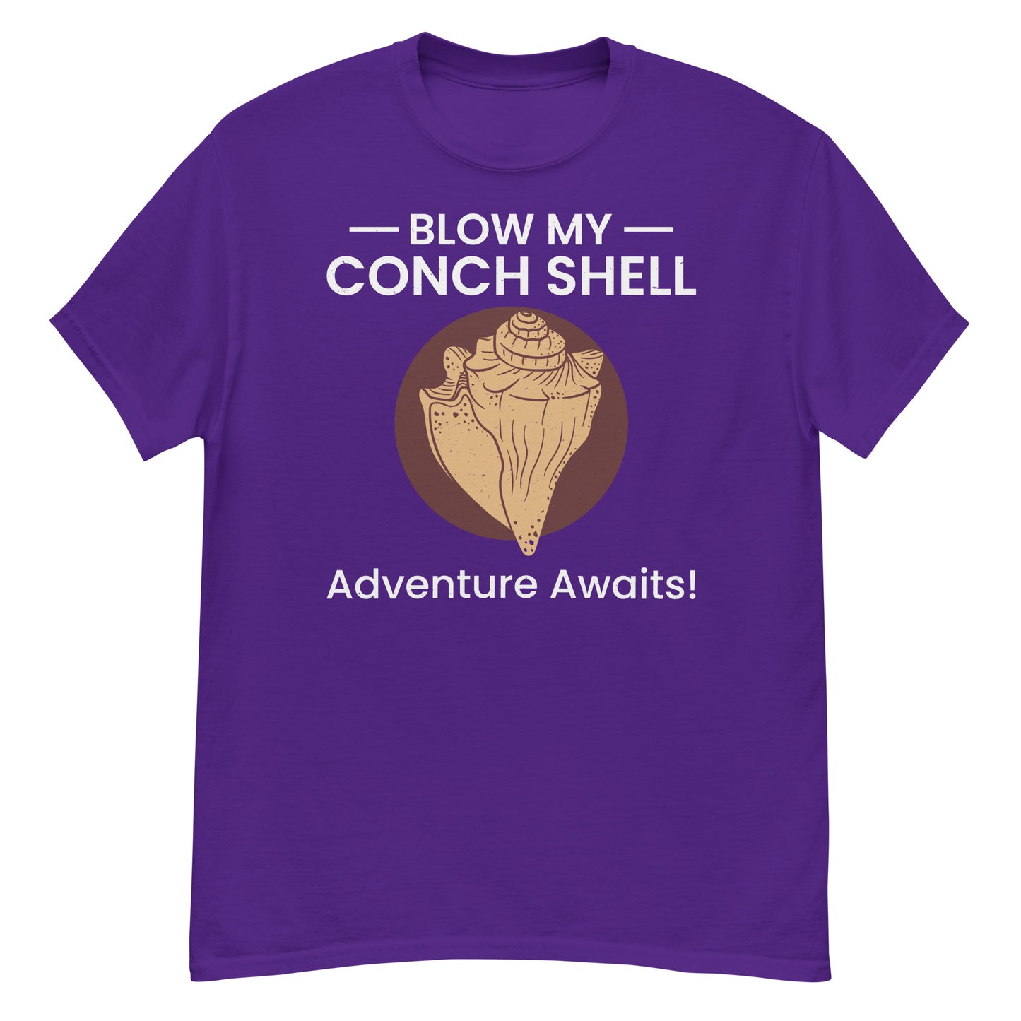 Camiseta de coleccionista de conchas marinas: Blow My Conch Shell – ¡Te espera una aventura!