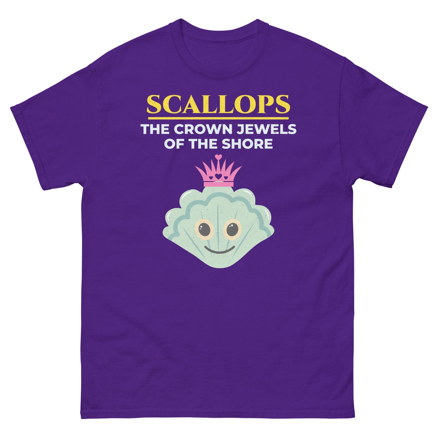 Seashell Collector T-Shirt: Scallop Shells – The Crown Jewels of the Shore