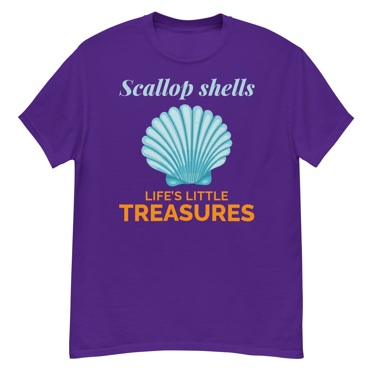 Seashell Collector T-Shirt: Scallop Shells – Life’s Little Treasures