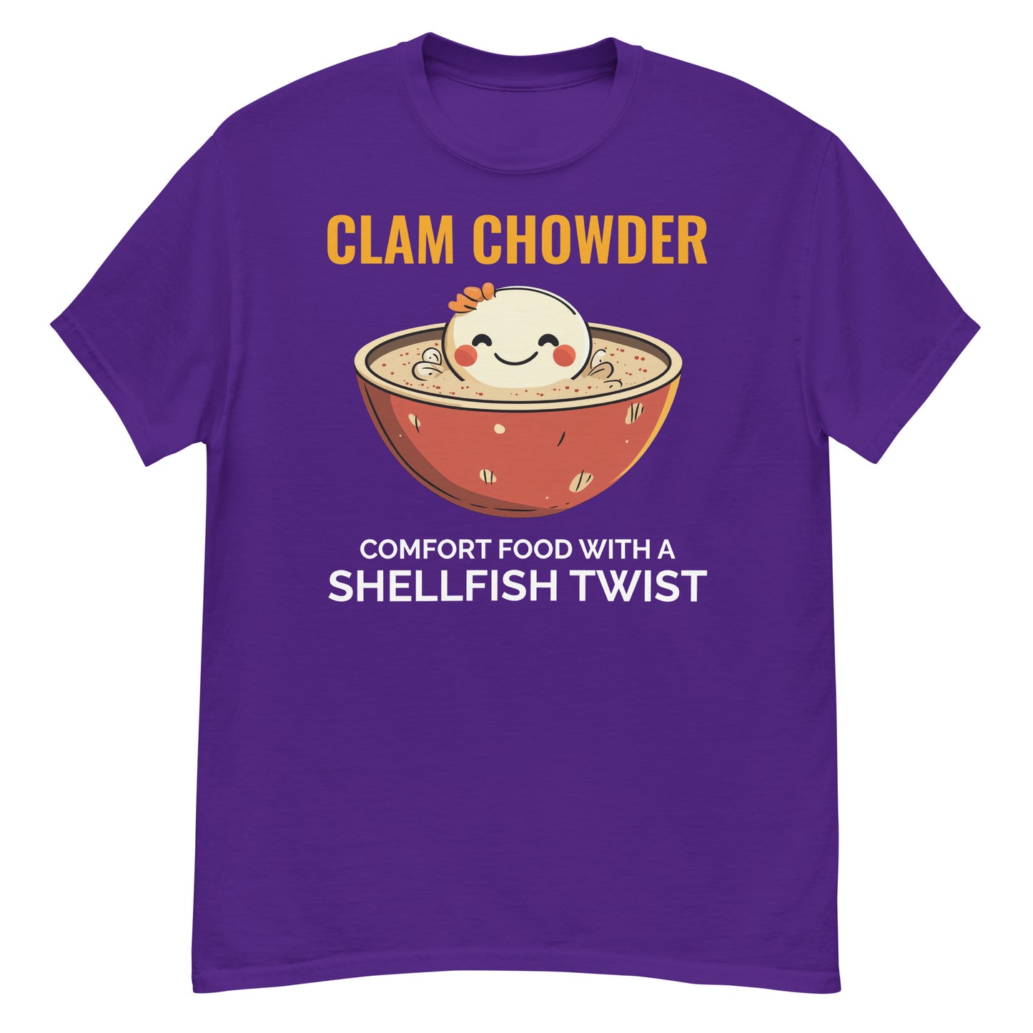 Clam Chowder T-Shirt: Comfort Food with a Shellfish Twist