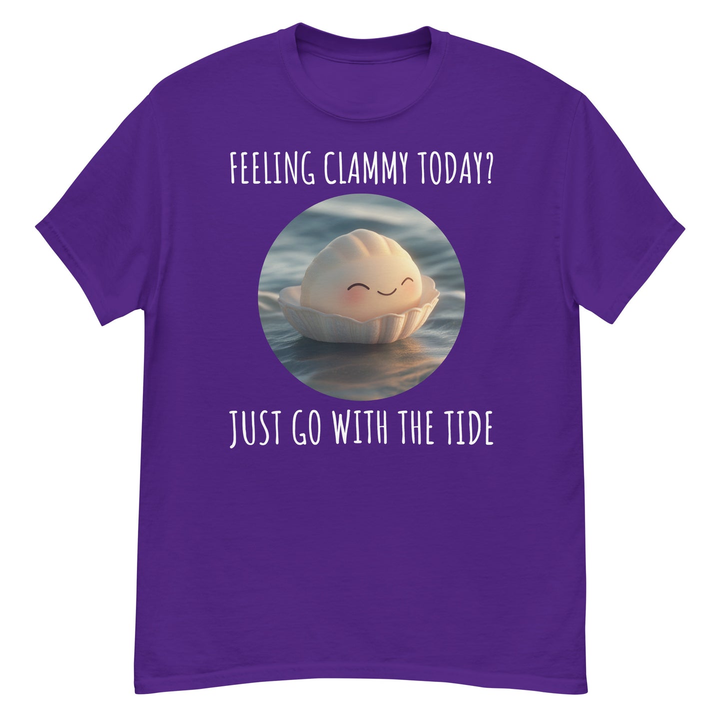 Clam Shell T-Shirt: Feeling Clammy Today? Just Go with the Tide