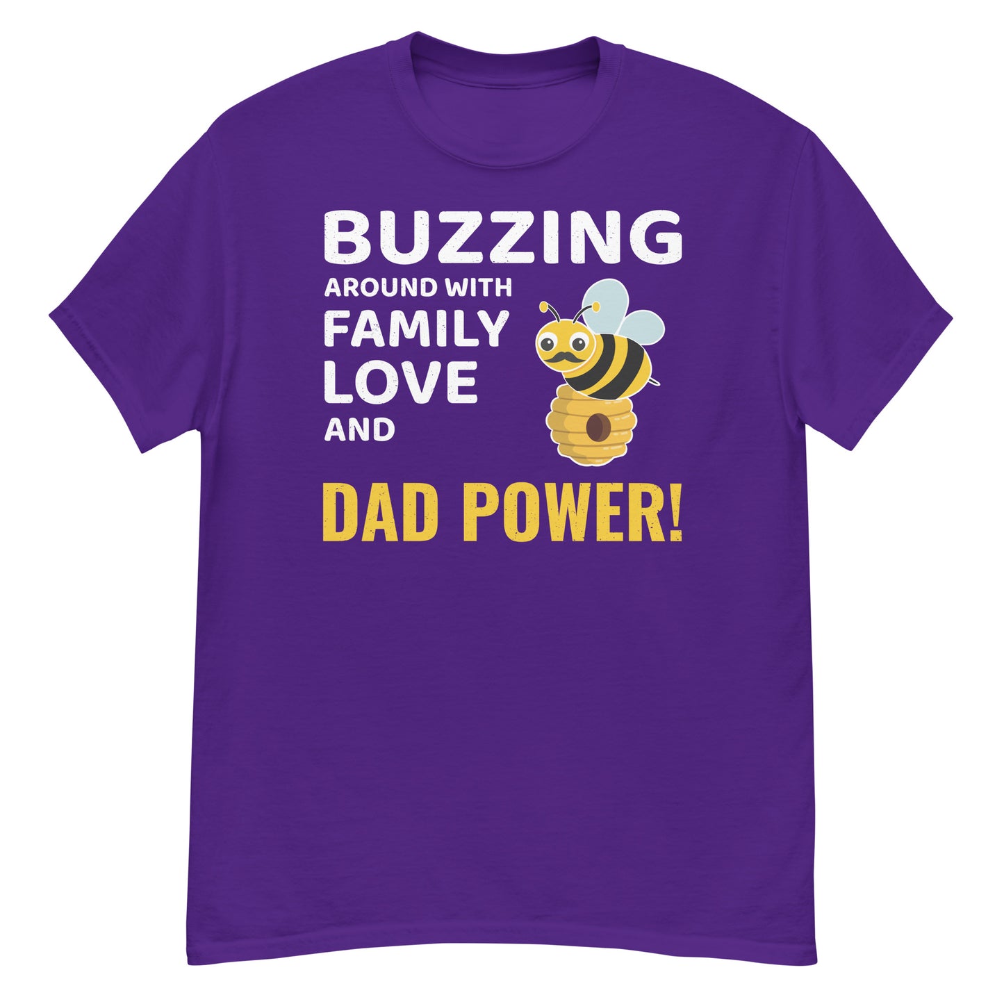 Honeybee Lover T-Shirt: Buzzing Around with Family Love and Dad Power