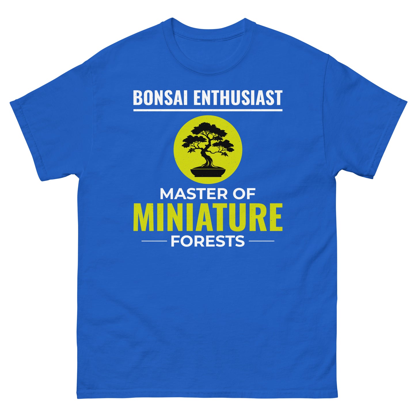 Bonsai-Enthusiast: Meister der Miniaturwälder T-Shirt