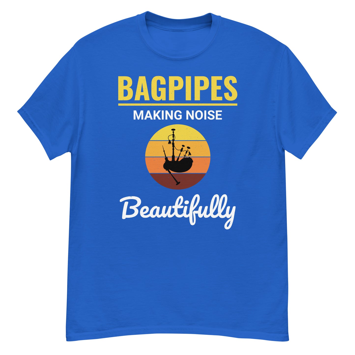 Celebrate Scottish Heritage with Our Bagpipes T-Shirt - Making Noise Beautifully