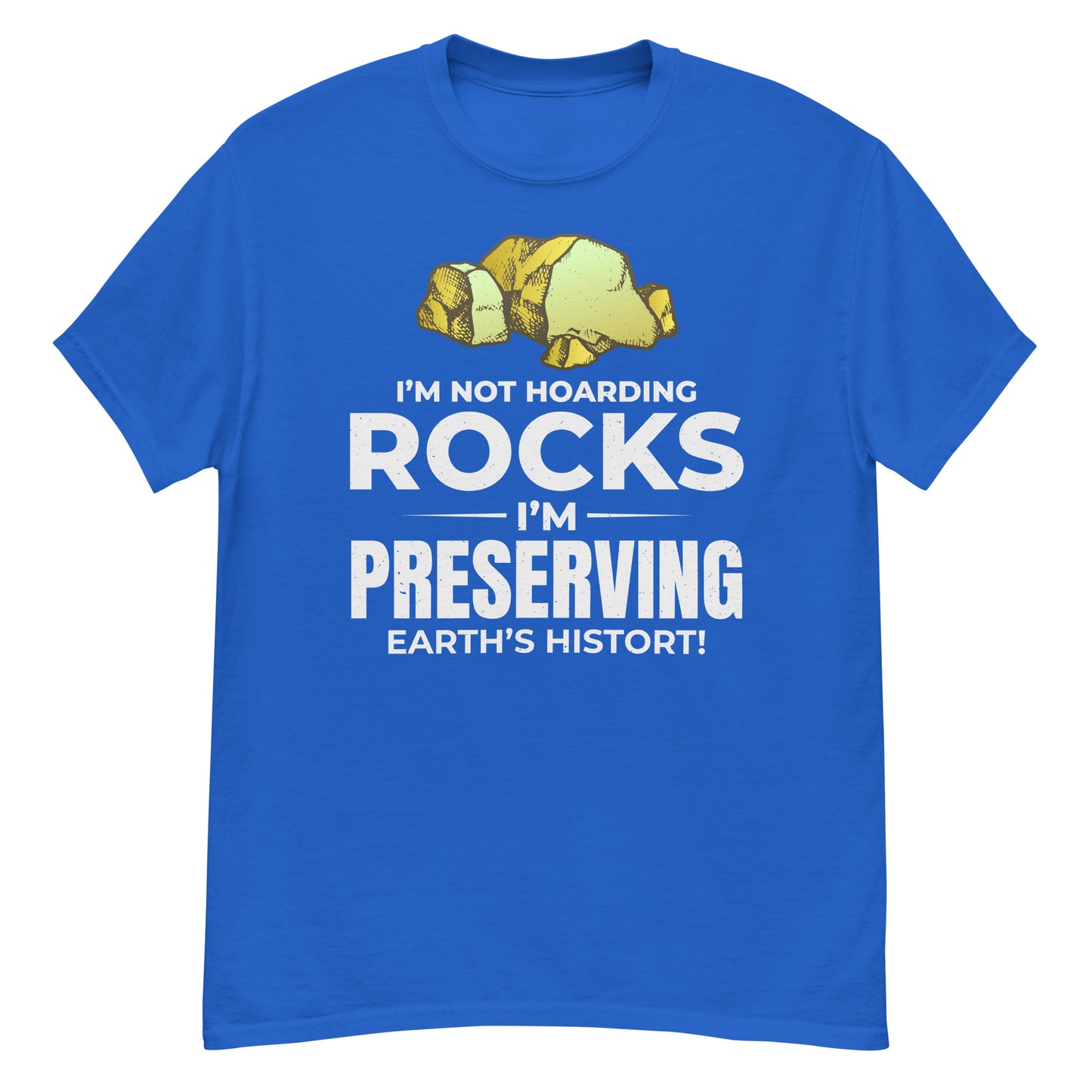 T-Shirt zum Sammeln von Steinen: Bewahrung geologischer Proben für zukünftige Generationen