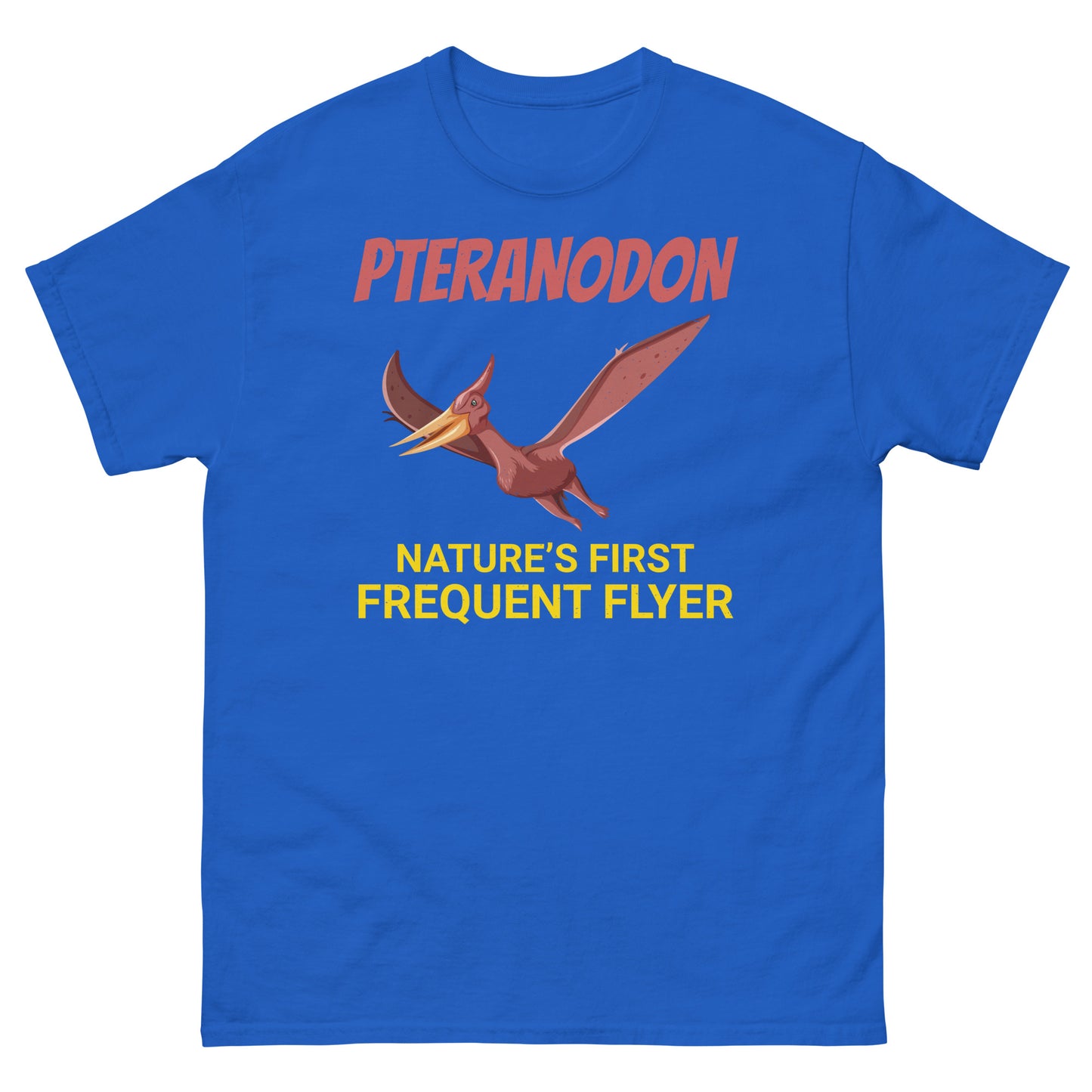 Paleontologist Dinosaur T-Shirt: Pteranodon - Nature's First Frequent Flyer