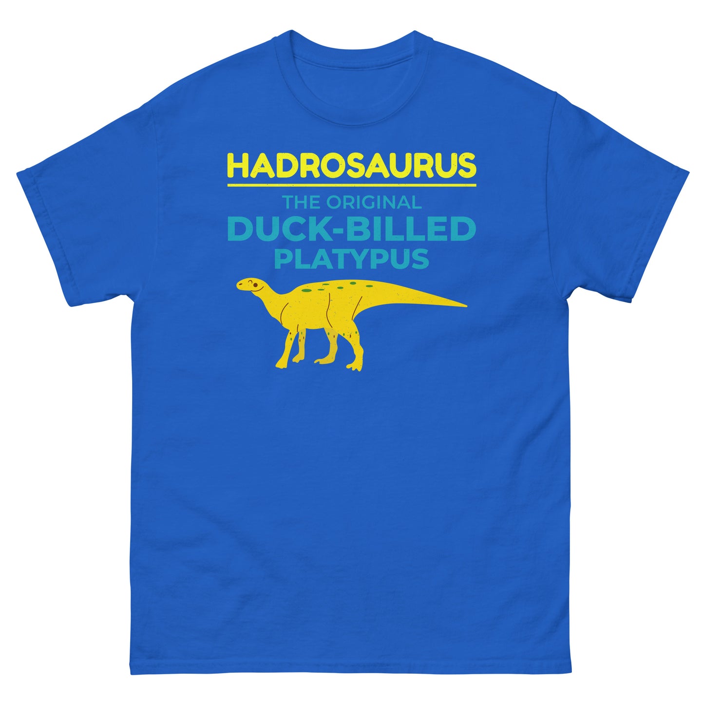 Paläontologe Dinosaurier T-Shirt: Hadrosaurus - Das Original Schnabeltier