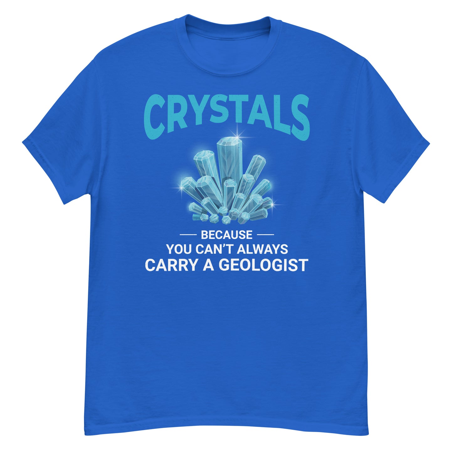 Cristales: Porque no siempre puedes llevar contigo una camiseta de geólogo para coleccionistas de minerales