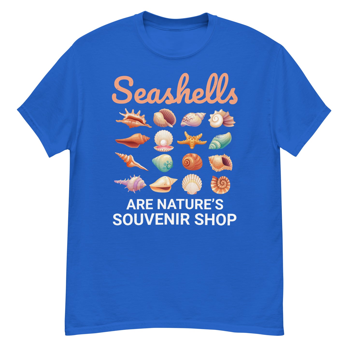 Seashell Collector T-Shirt: Celebrate Nature’s Souvenirs with Seashells