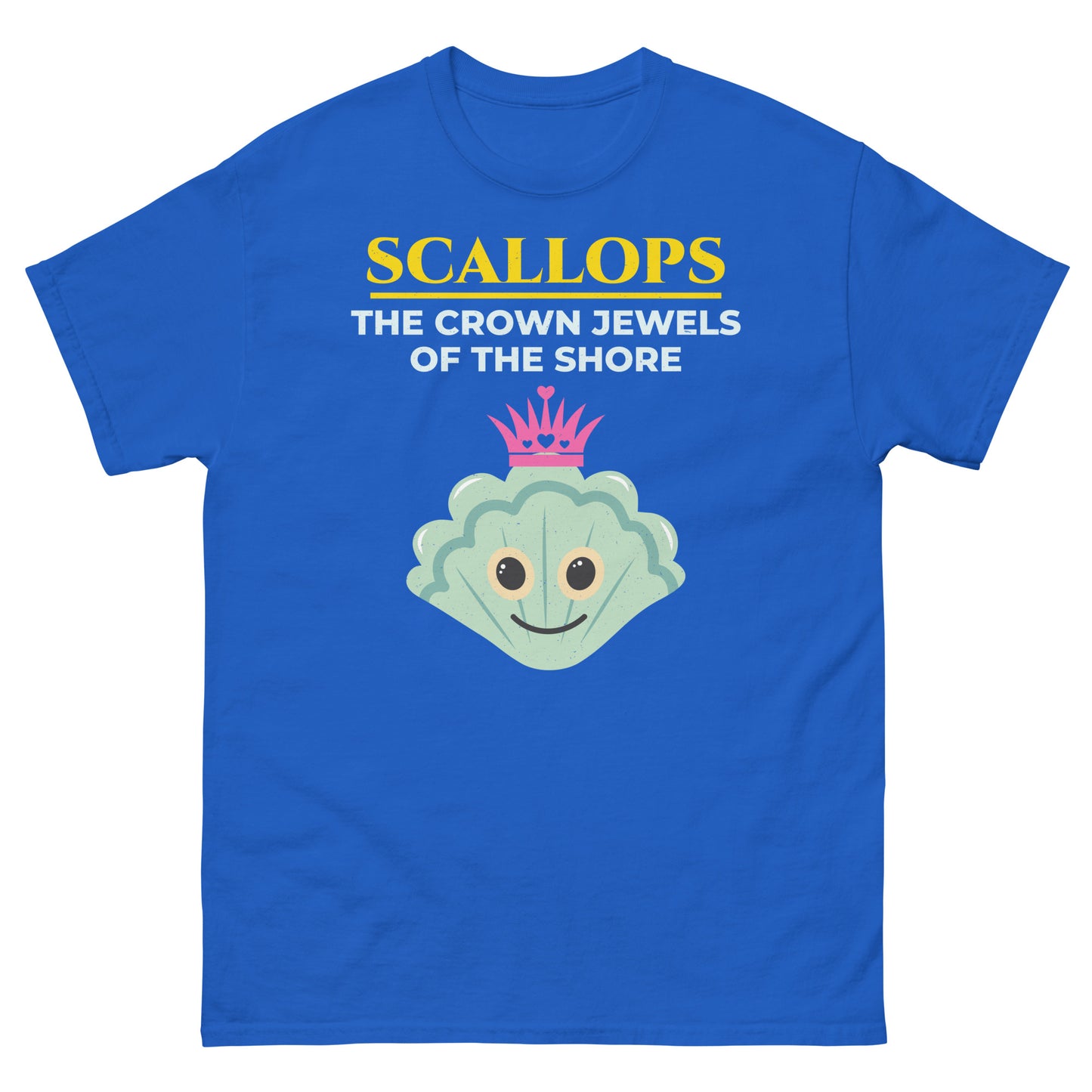 Seashell Collector T-Shirt: Scallop Shells – The Crown Jewels of the Shore