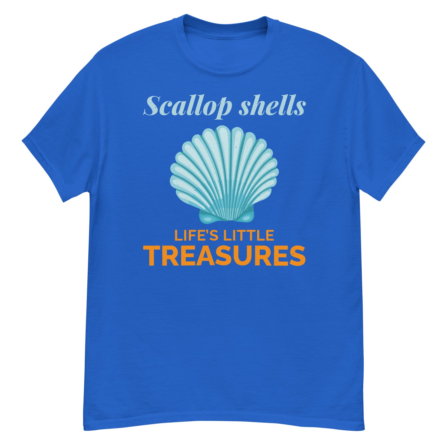 Seashell Collector T-Shirt: Scallop Shells – Life’s Little Treasures