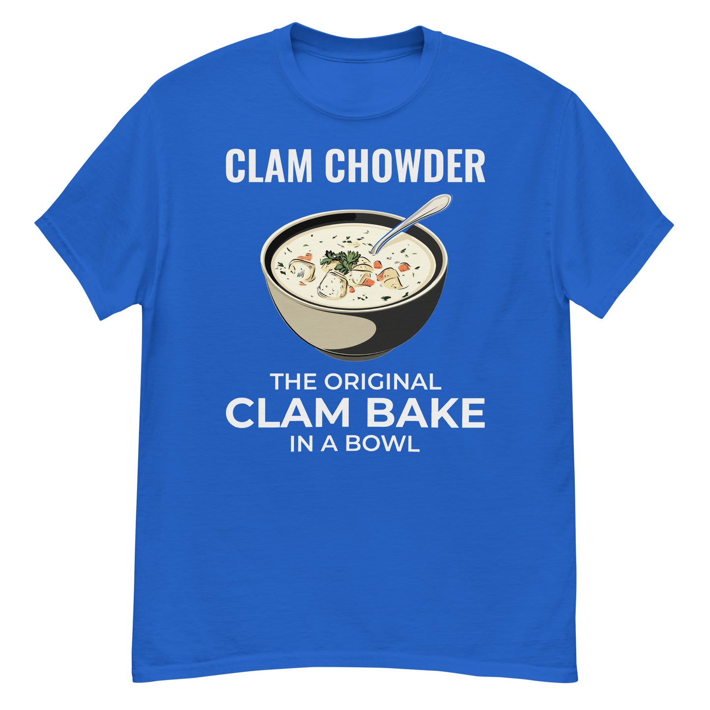 Clam Chowder T-Shirt: The Original ‘Clam Bake’ in a Bowl