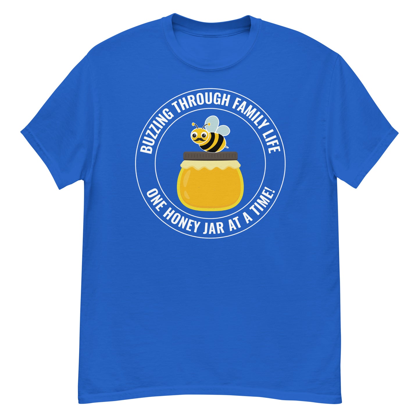 Honeybee Lover T-Shirt: Buzzing Through Family Life, One Honey Jar at a Time