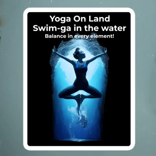Swim Yoga Sticker